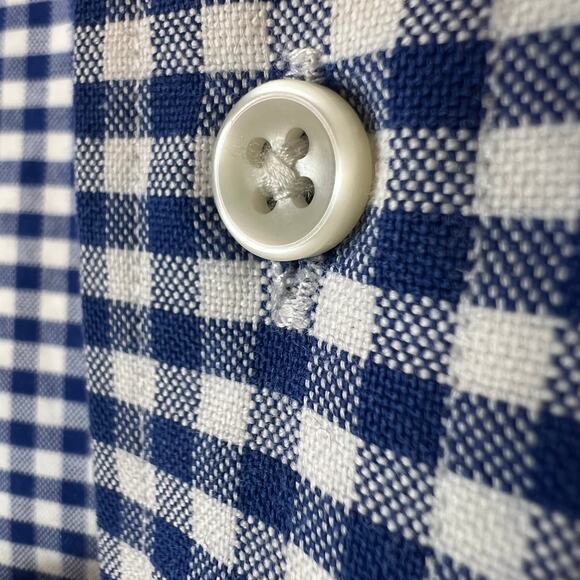 RALPH LAUREN Classic Fit Long Sleeve Gingham Checked Button Down Shirt XXL - Picture 13 of 16